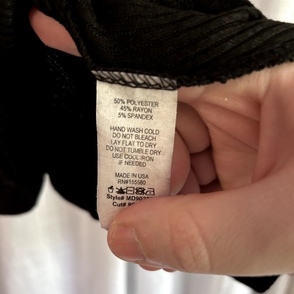 Maronie by Anthropologie Ruffled Short Sundress in Black / Small - Picture 7 of 7